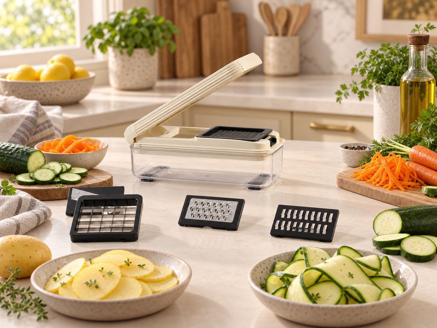 Cocina Más Fácil: Corta, Ralla y Rebana en Menos Tiempo con Chefolla