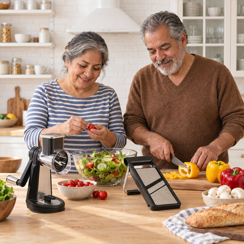 Preparación de alimentos con utensilios Chefolla